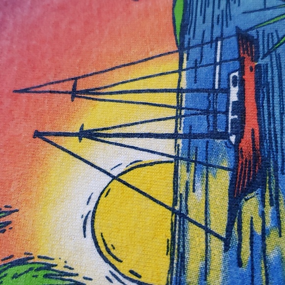 ☕ Gildan Long Sleeve T-shirt Marine Graphic - Picture 8 of 8